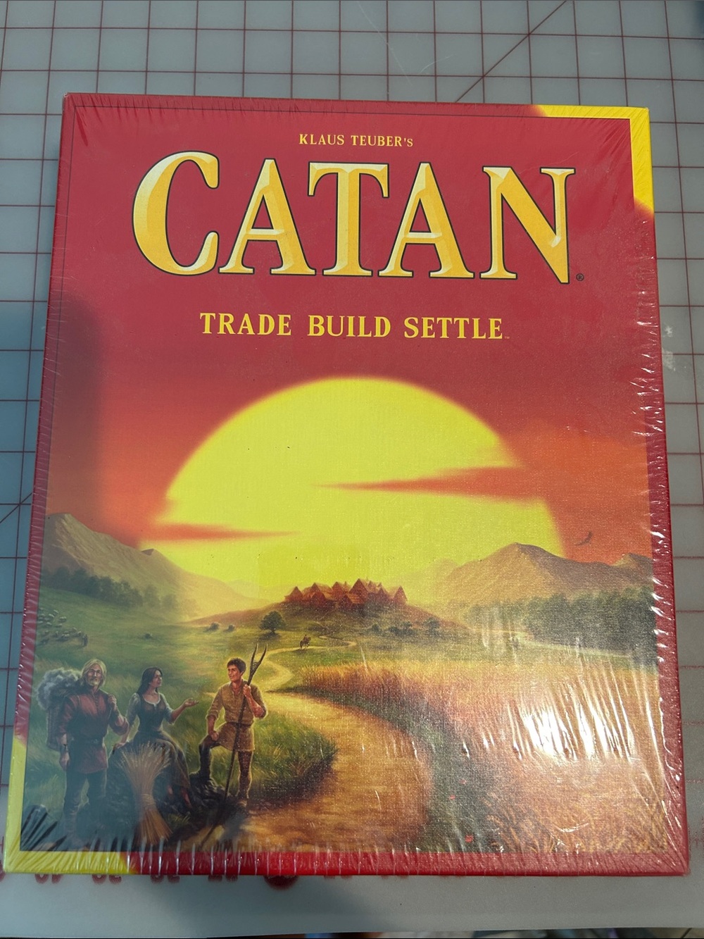 Catan Board Game - Red and Yellow Edition